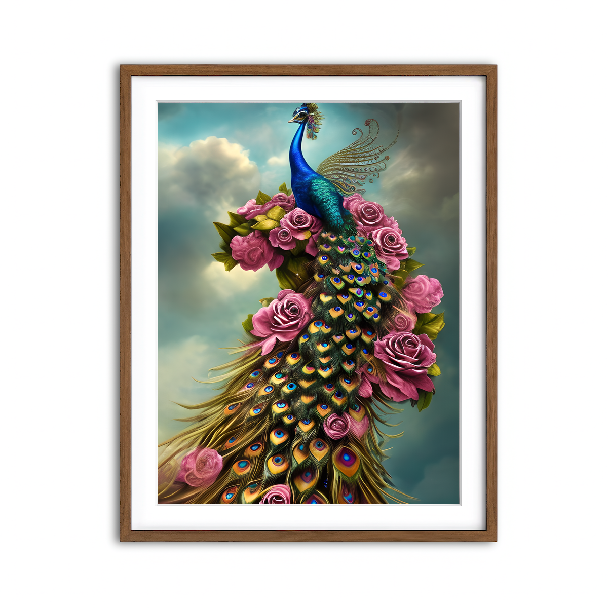 Framed Print 3x4 Walnut