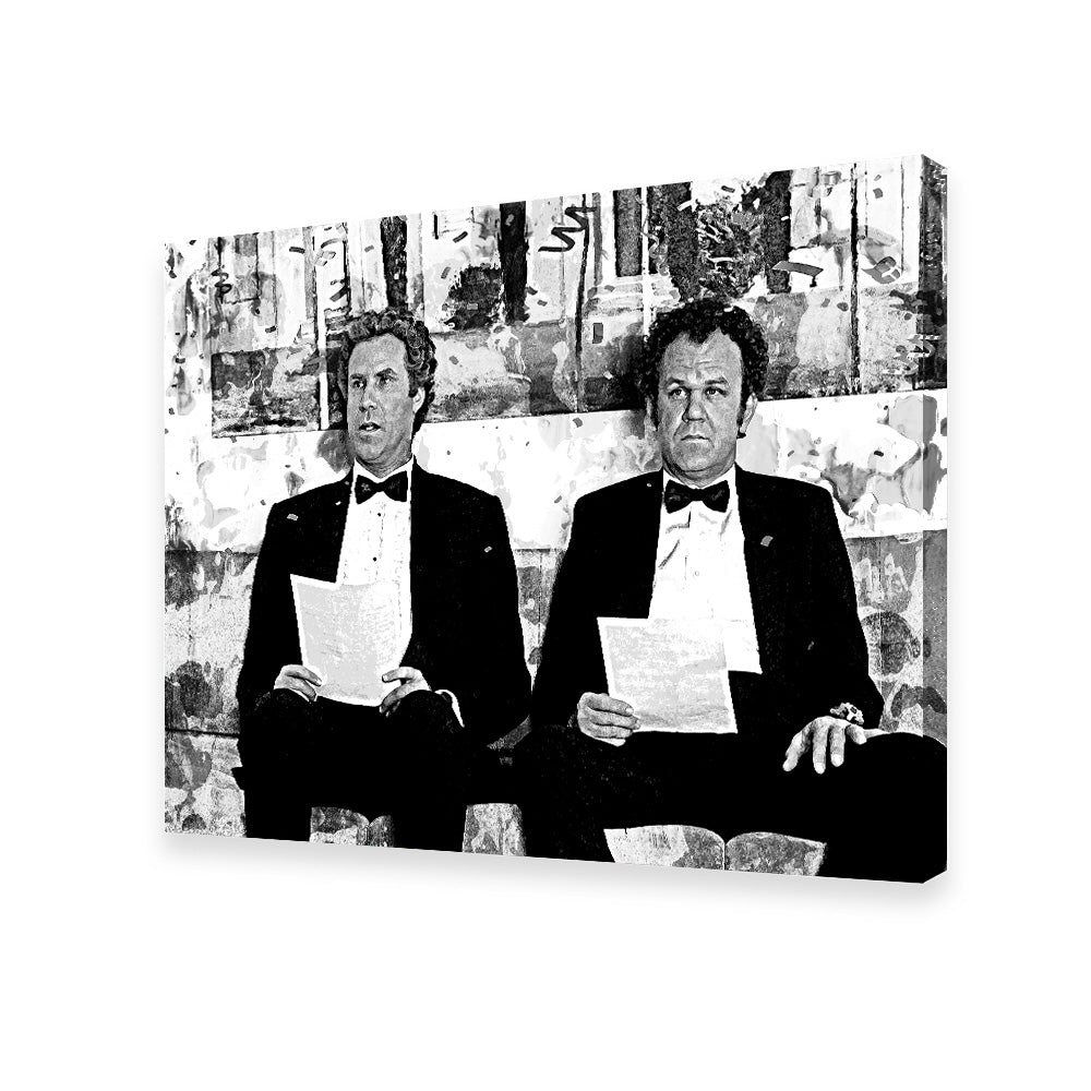 Step Brothers Grayscale Wall Art
