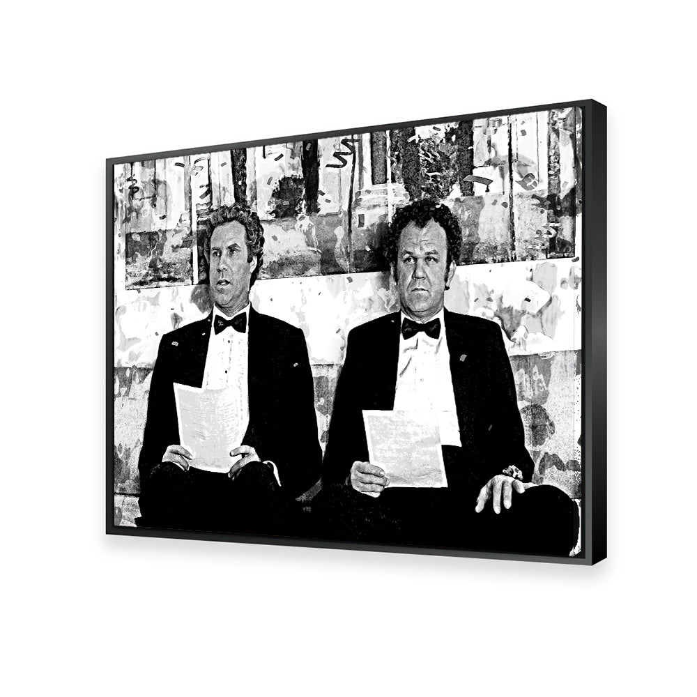 Step Brothers Grayscale Wall Art