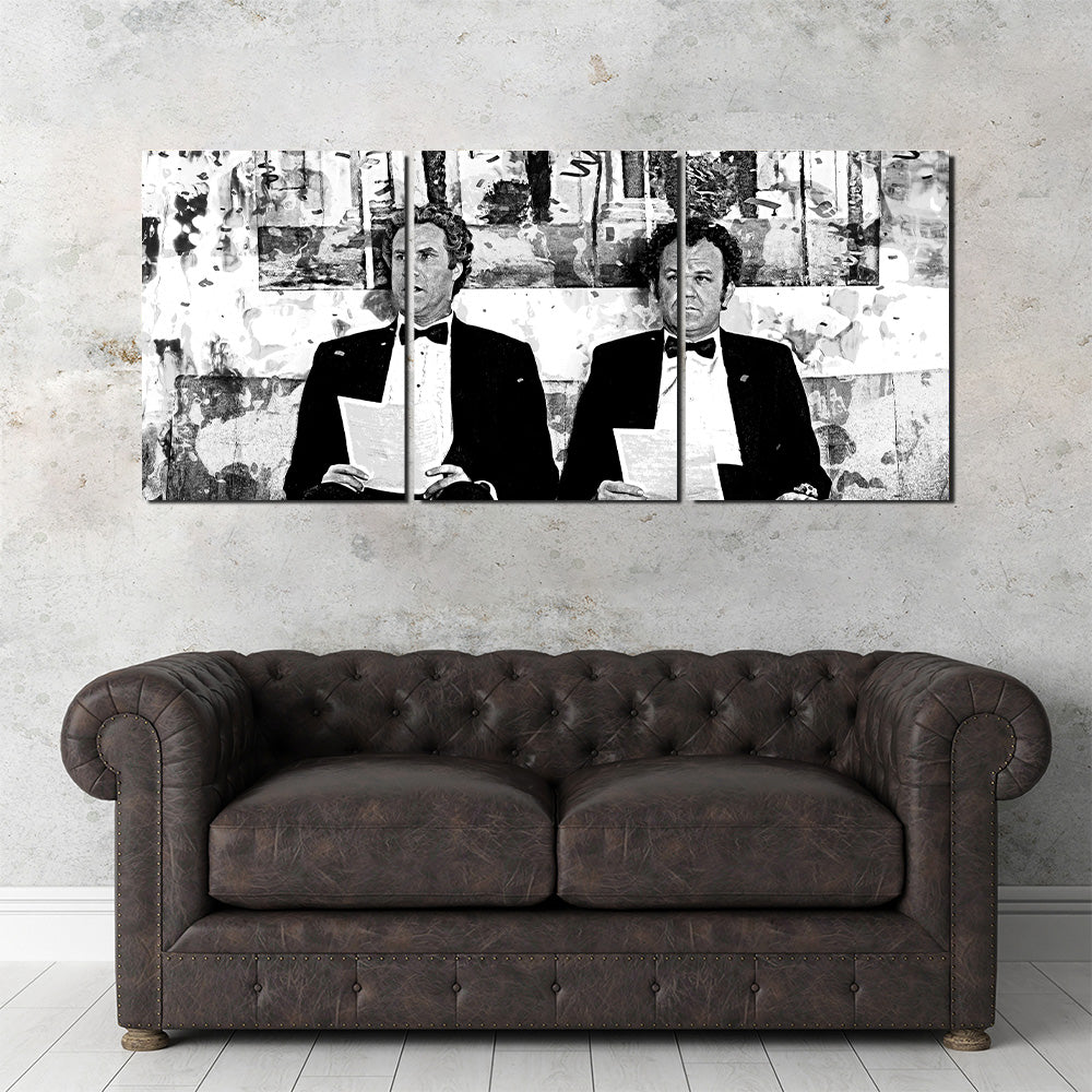 Step Brothers Grayscale Wall Art