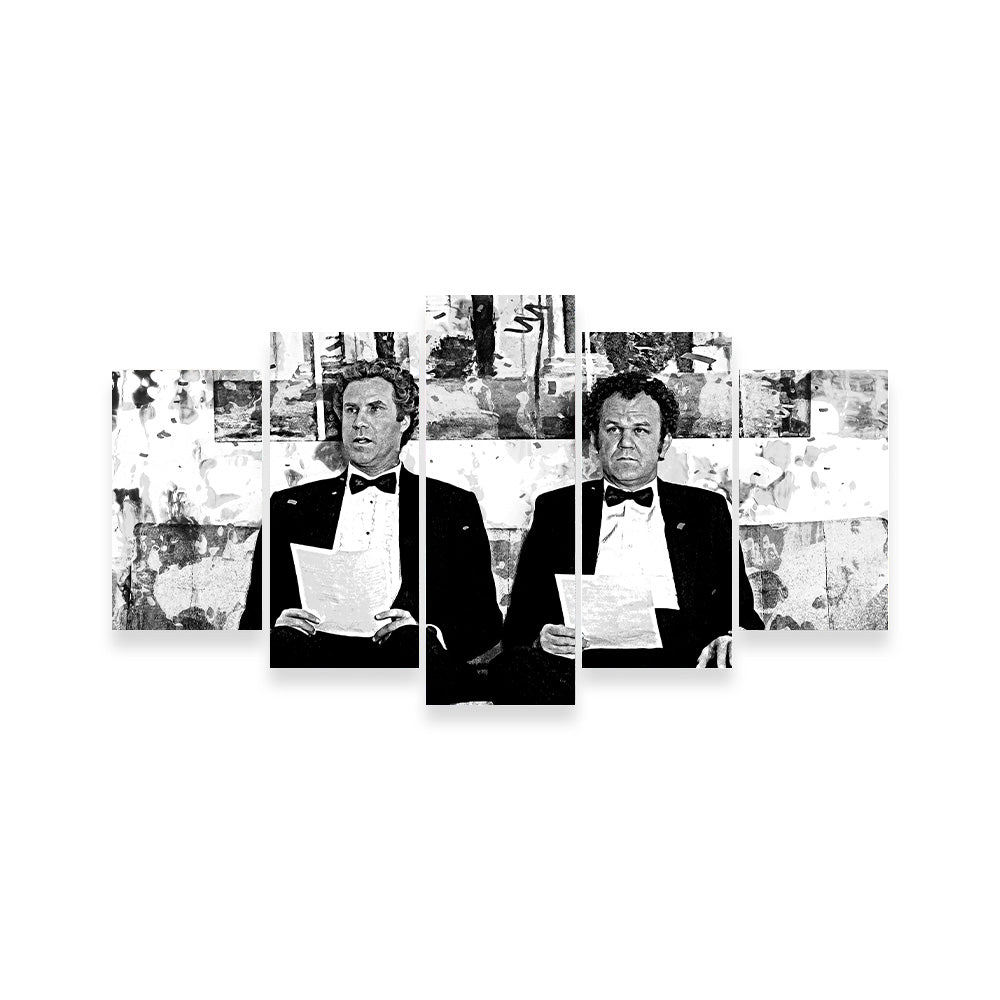 Step Brothers Grayscale Wall Art