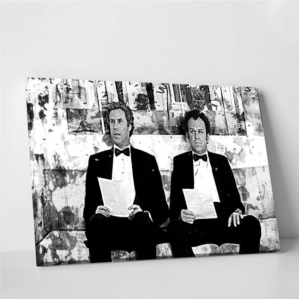 Step Brothers Grayscale Wall Art