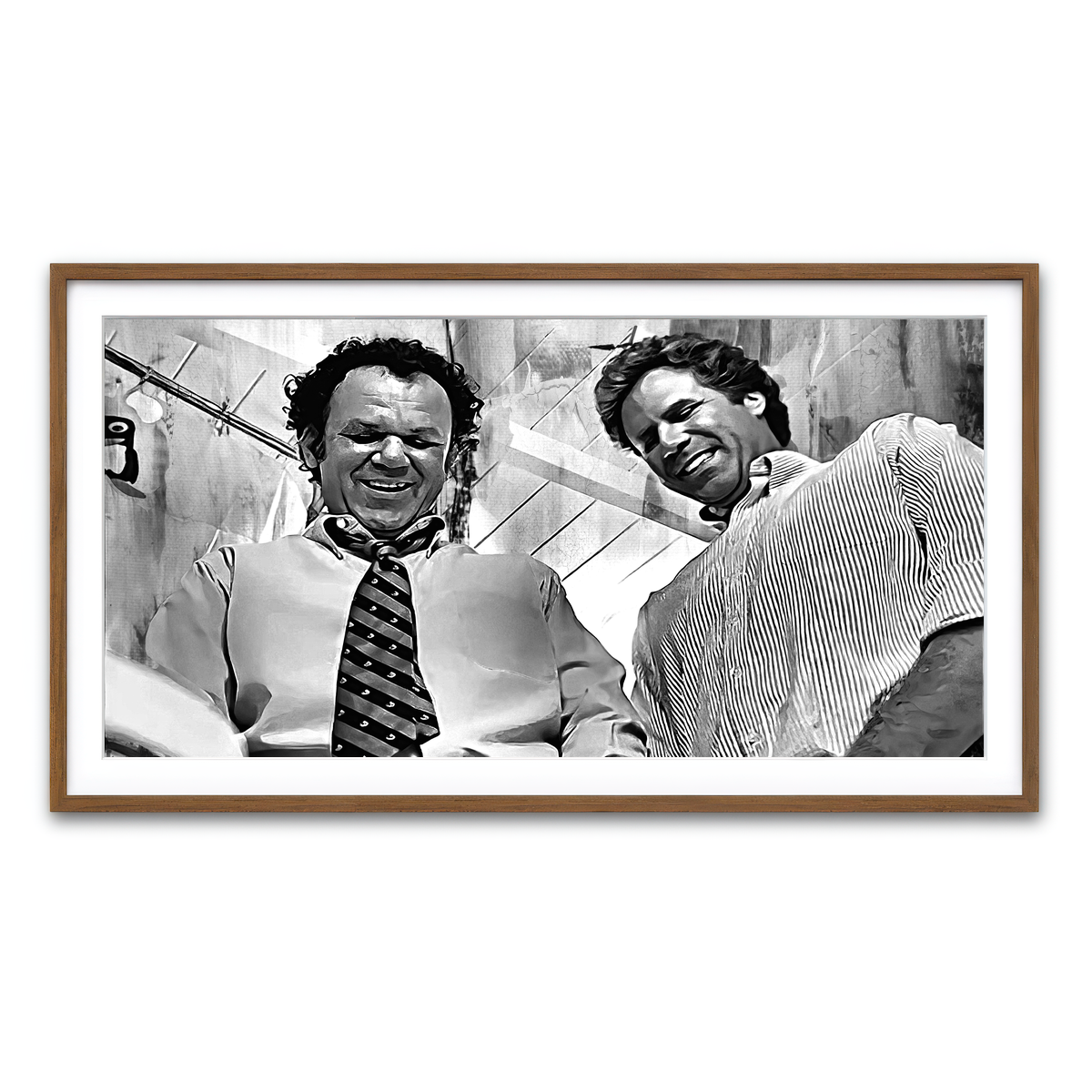 Framed Print 2x1 Walnut