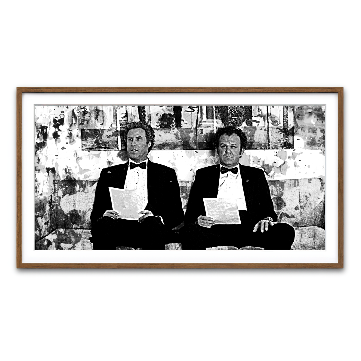 Framed Print 2x1 Walnut