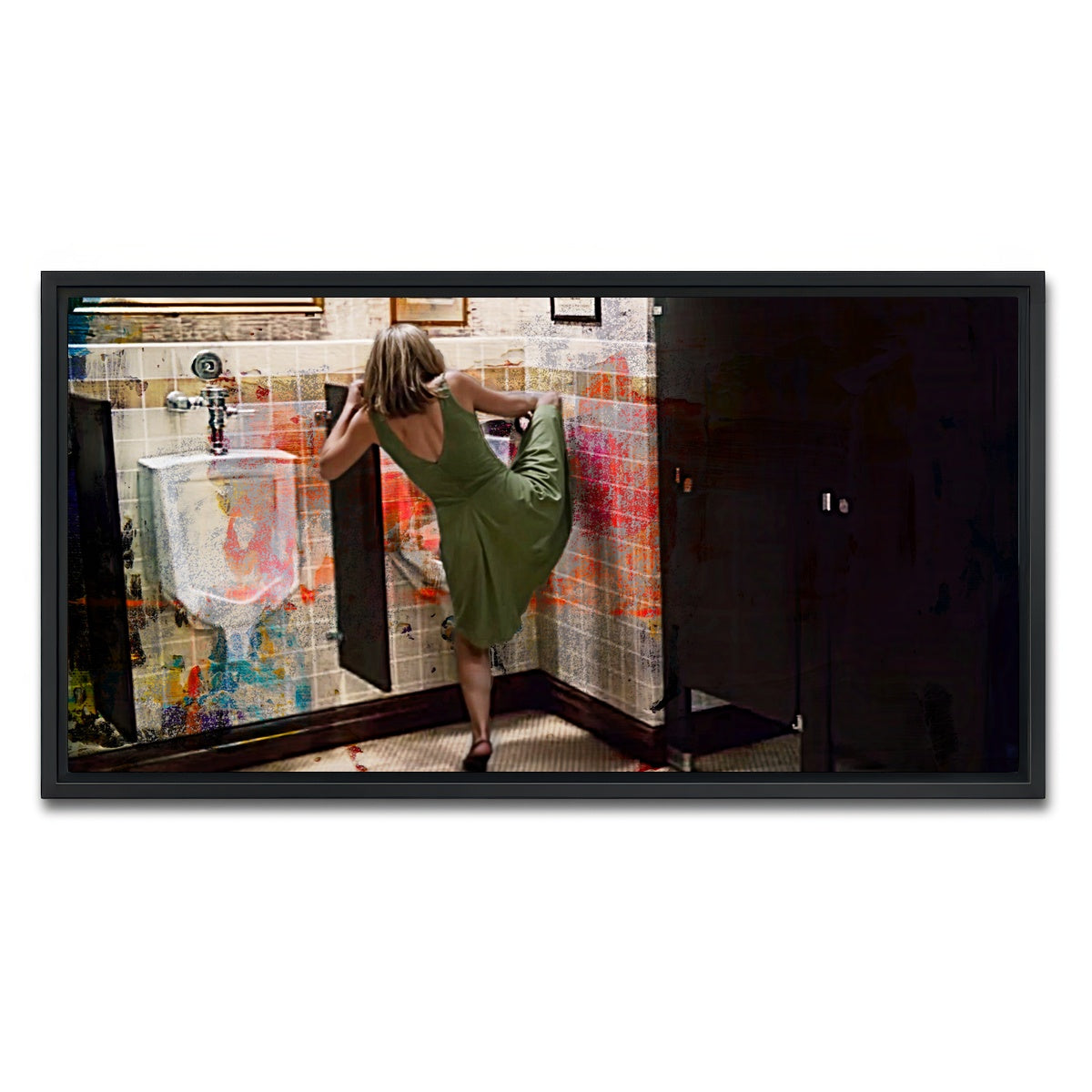 AUTO-MOCKUP WHITE | Step Brothers Urinal | 1 Piece | Black Framed Canvas | group=2x1