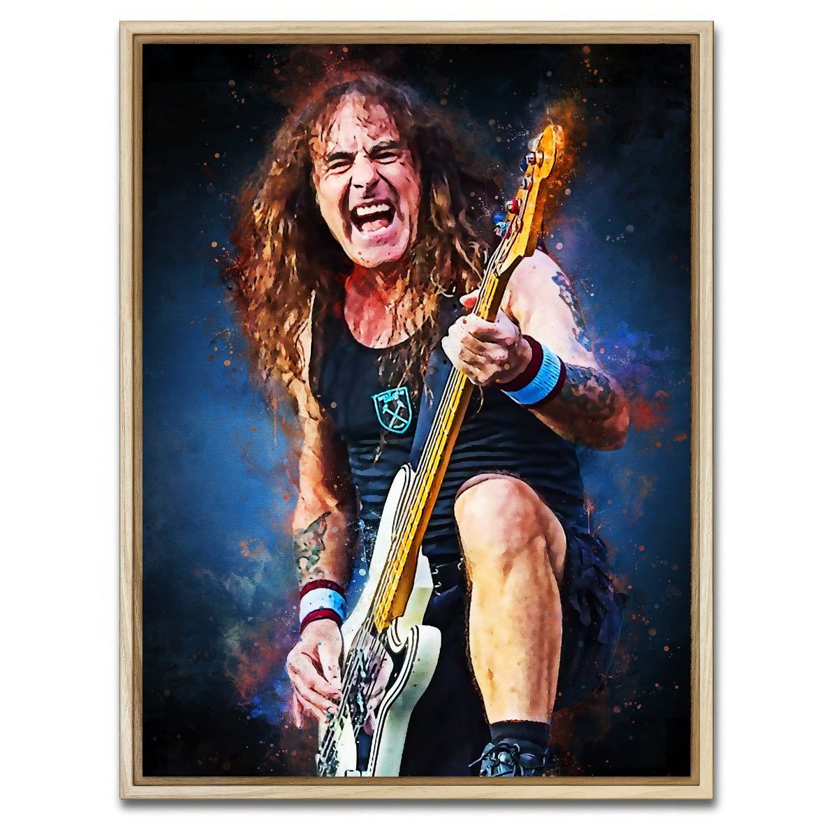 AUTO-MOCKUP WHITE | Steve Harris | 1 Piece | Natural Framed Canvas | group=3x4