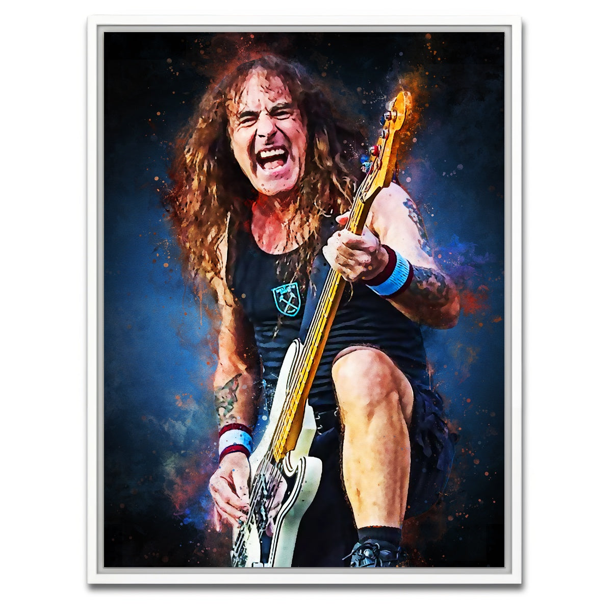 AUTO-MOCKUP WHITE | Steve Harris | 1 Piece | White Framed Canvas | group=3x4