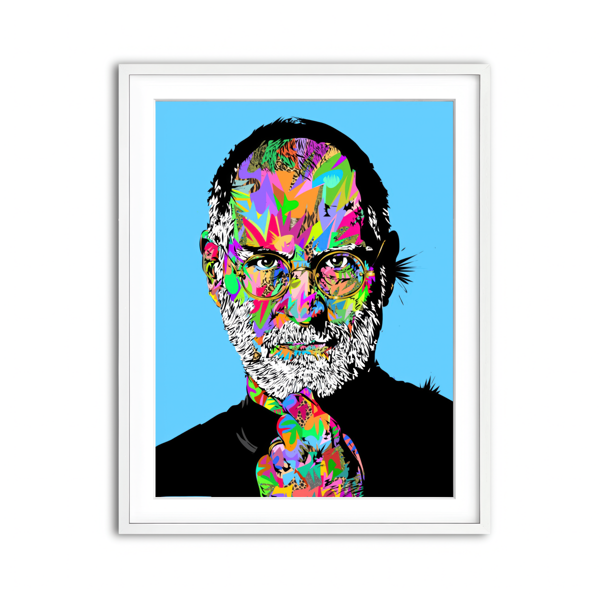 Framed Print 3x4 White