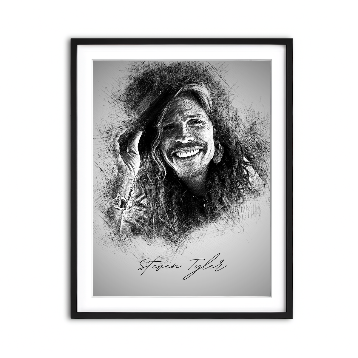 Framed Print 3x4 Black