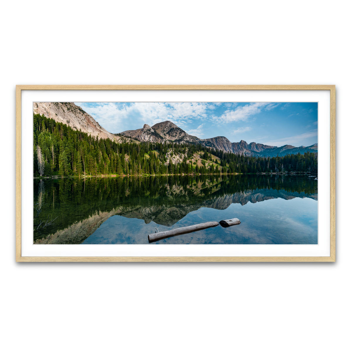 Framed Print 2x1 Natural