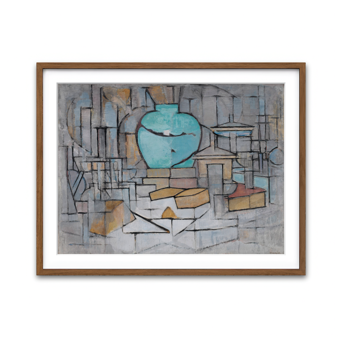 Framed Print 4x3 Walnut