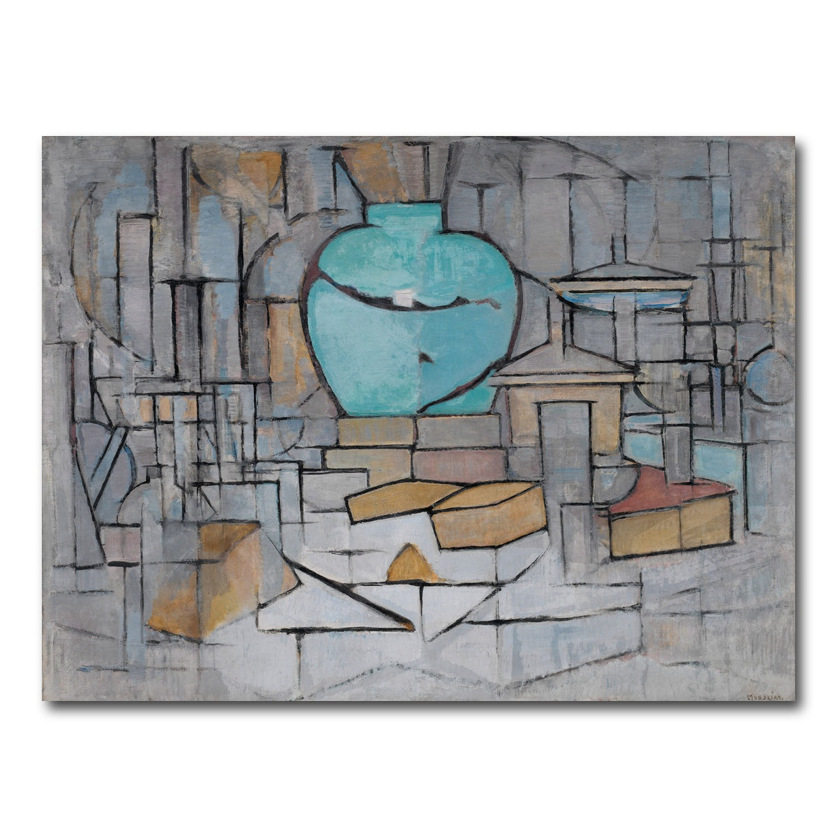 AUTO-MOCKUP WHITE | Stilleven met gemberpot | 1 Piece | Gallery Wrap Canvas | group=4x3