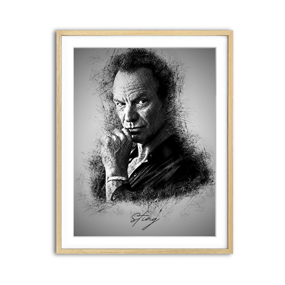 Framed Print 3x4 Natural