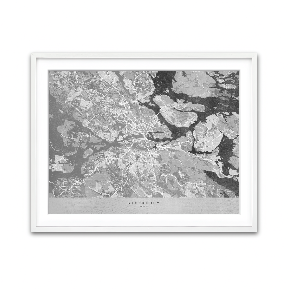 Framed Print 4x3 White