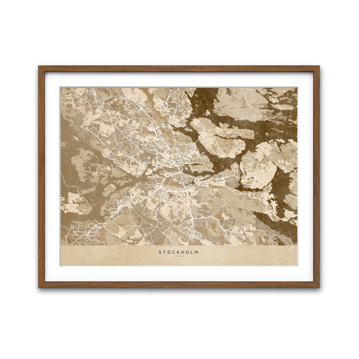 Framed Print 4x3 Walnut