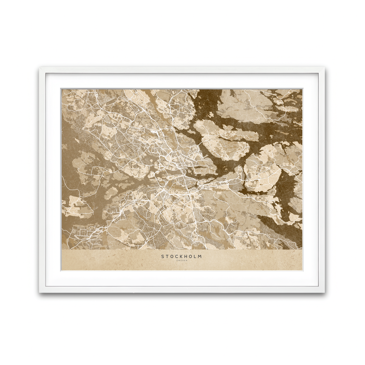 Framed Print 4x3 White