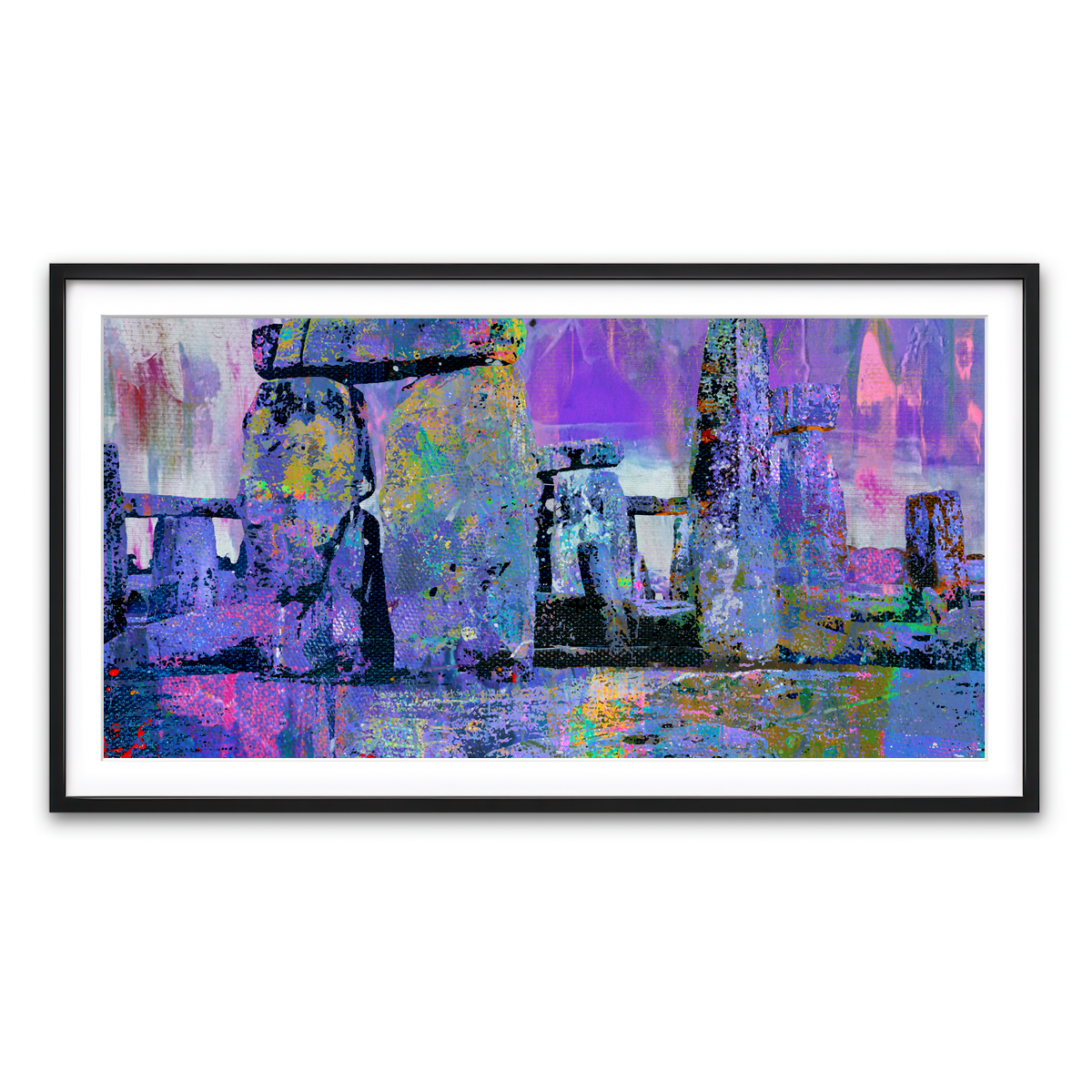 Framed Print 2x1 Black