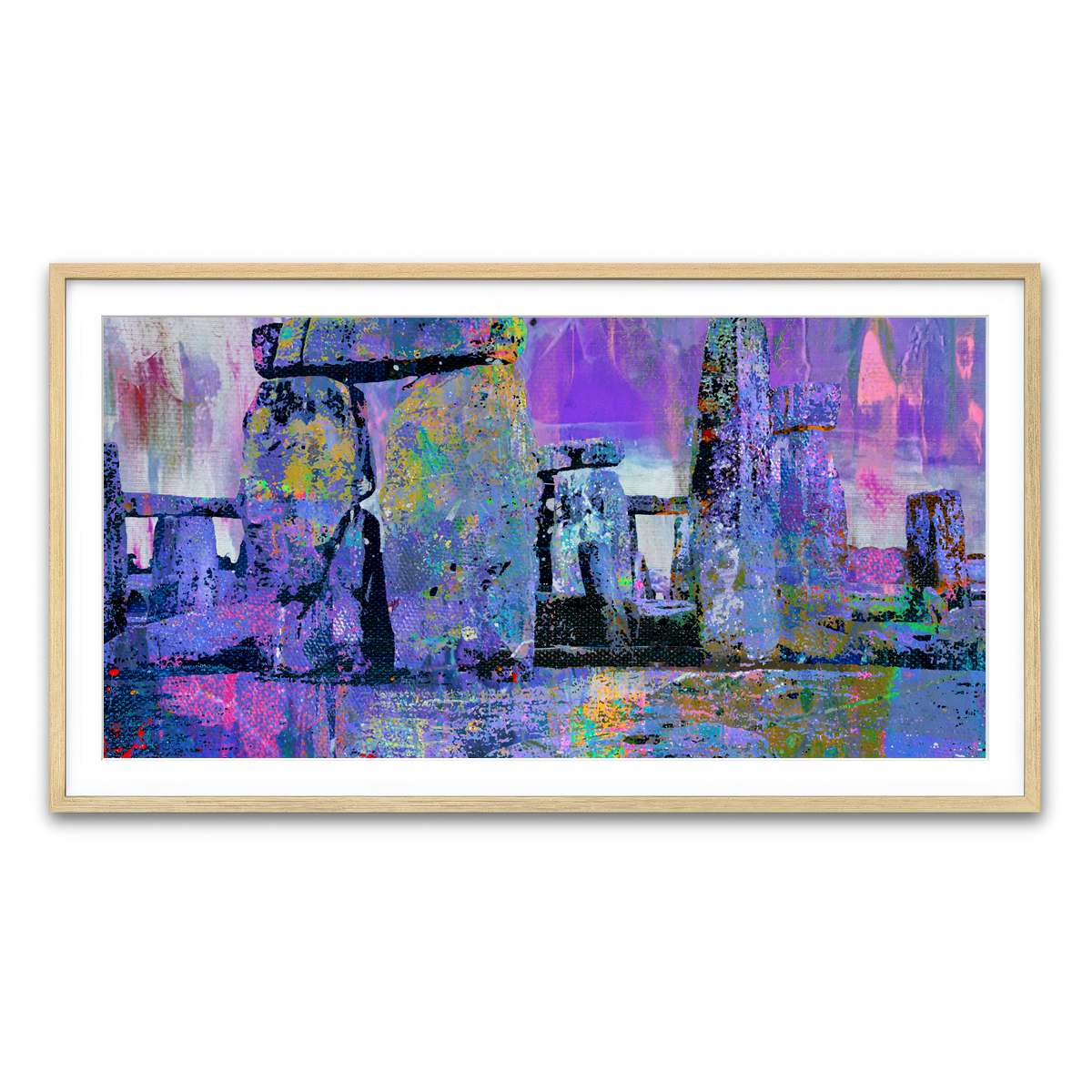 Framed Print 2x1 Natural