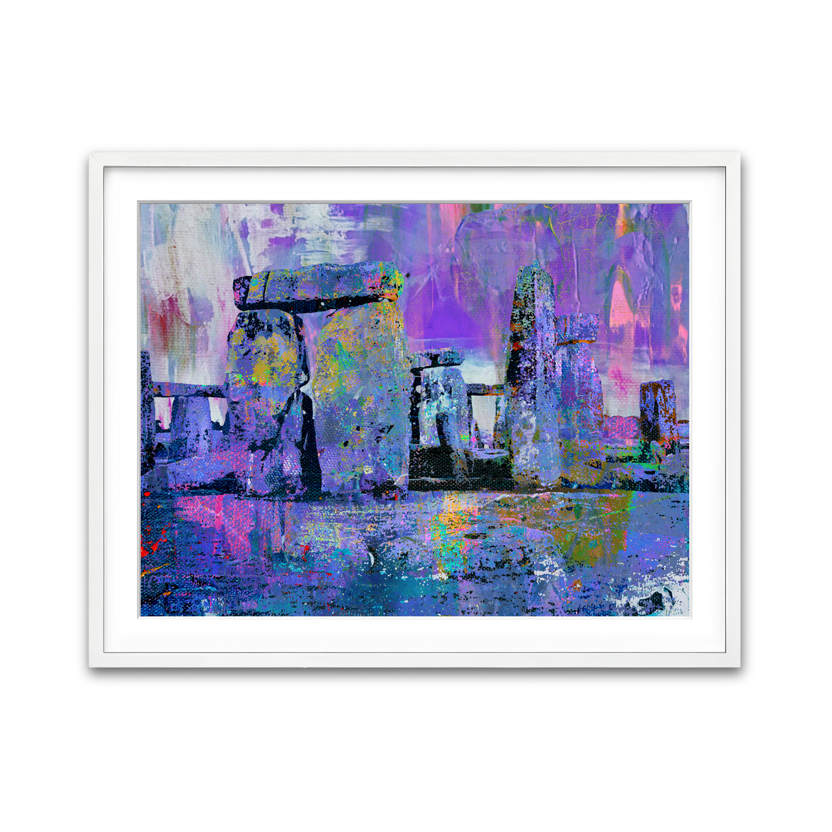 Framed Print 4x3 White