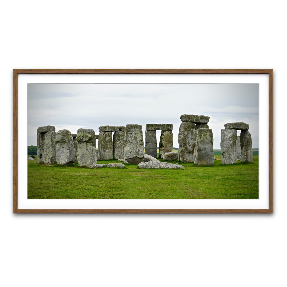 Framed Print 2x1 Walnut