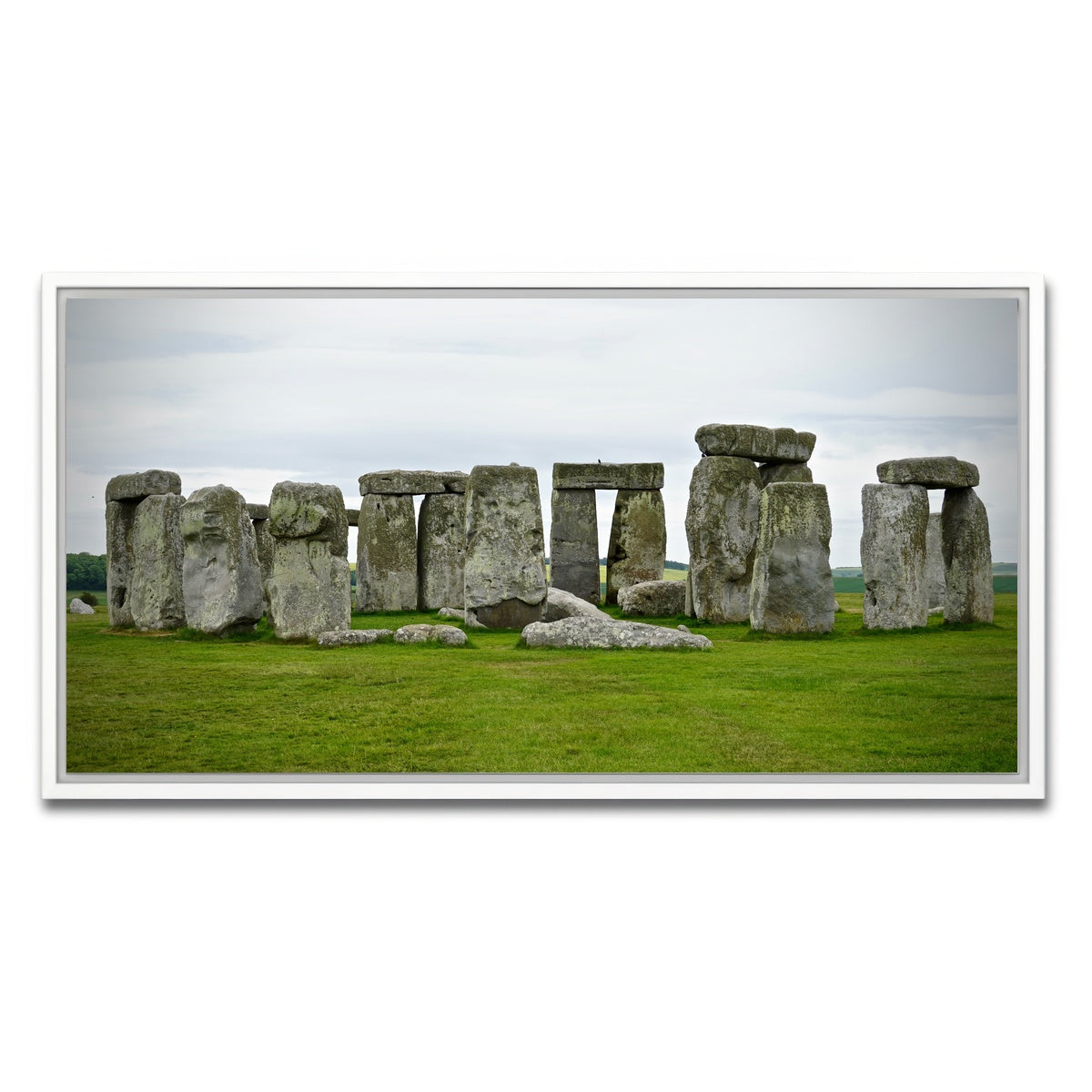 AUTO-MOCKUP WHITE | Stonehenge | 1 Piece | White Framed Canvas | group=2x1