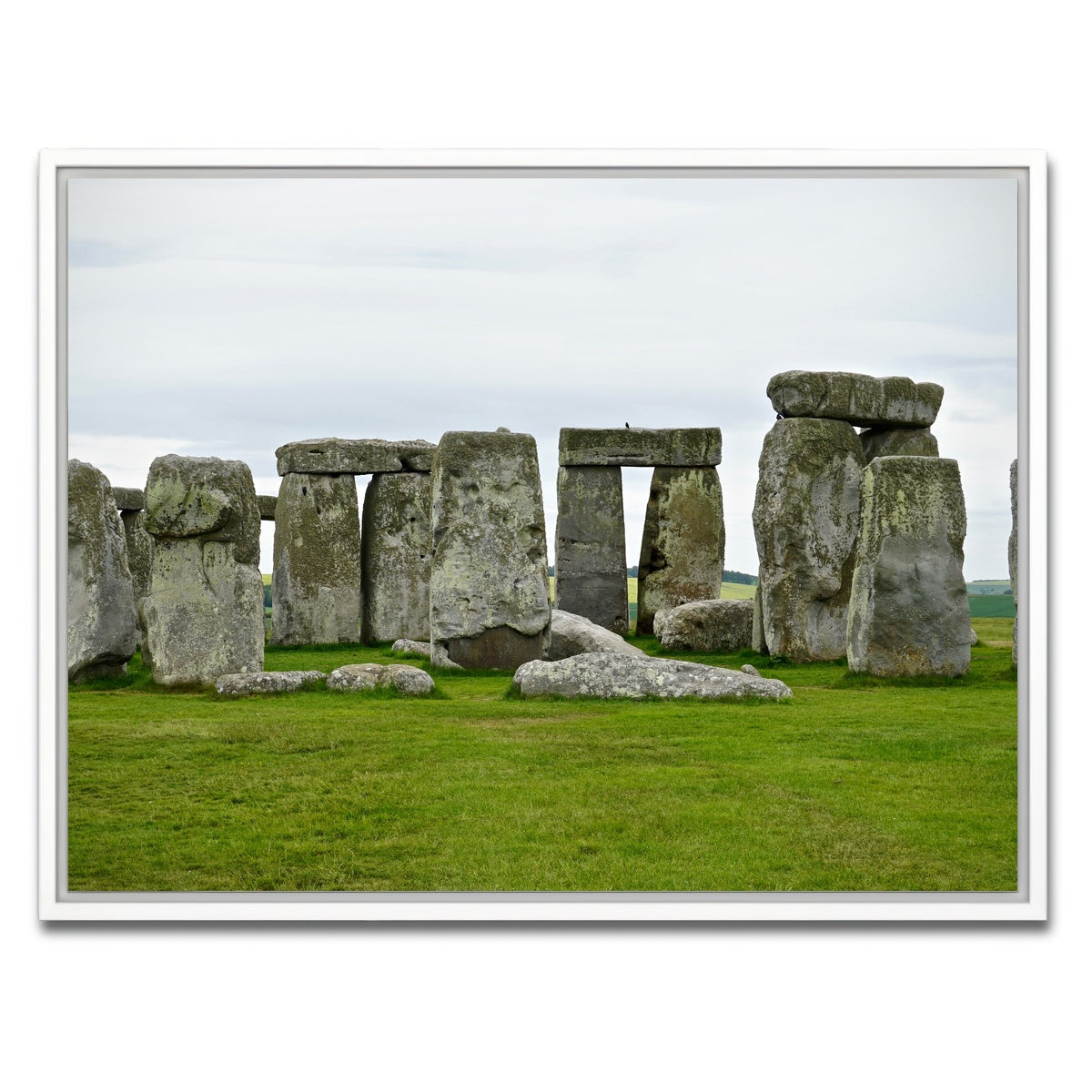 AUTO-MOCKUP WHITE | Stonehenge | 1 Piece | White Framed Canvas | group=4x3