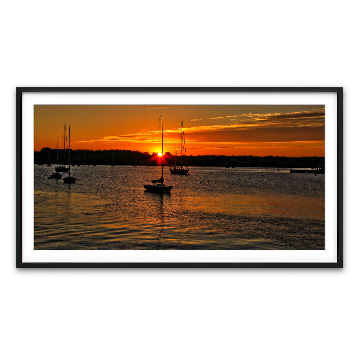 Framed Print 2x1 Black