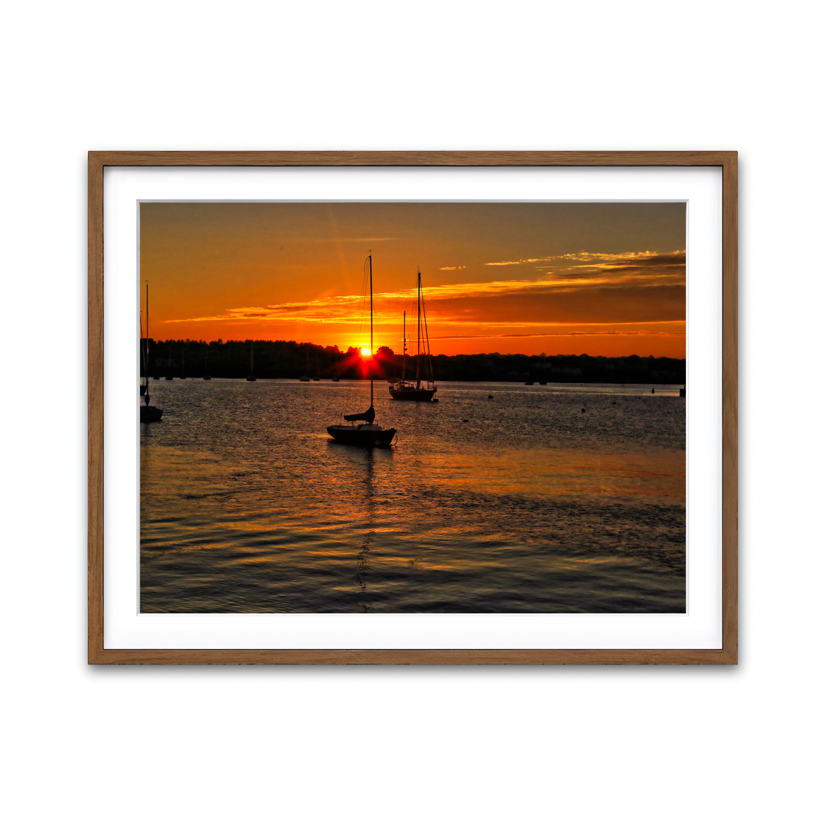 Framed Print 4x3 Walnut