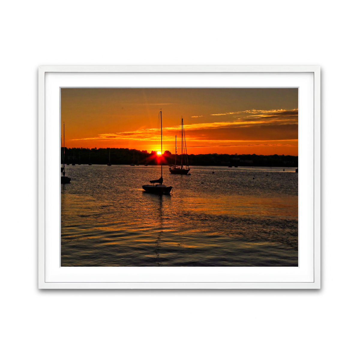 Framed Print 4x3 White