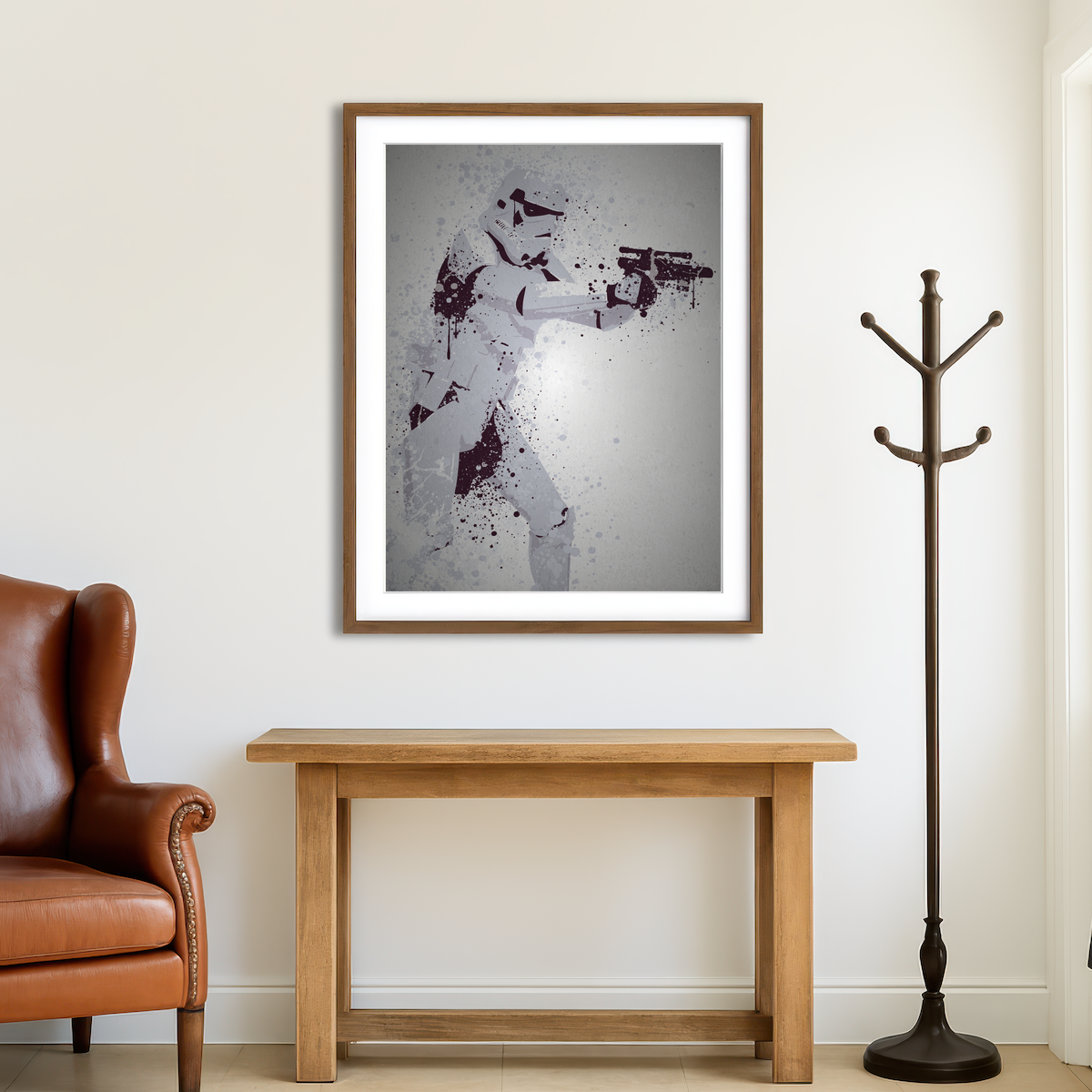 AUTO-MOCKUP ROOM | Storm Trooper Wall Art