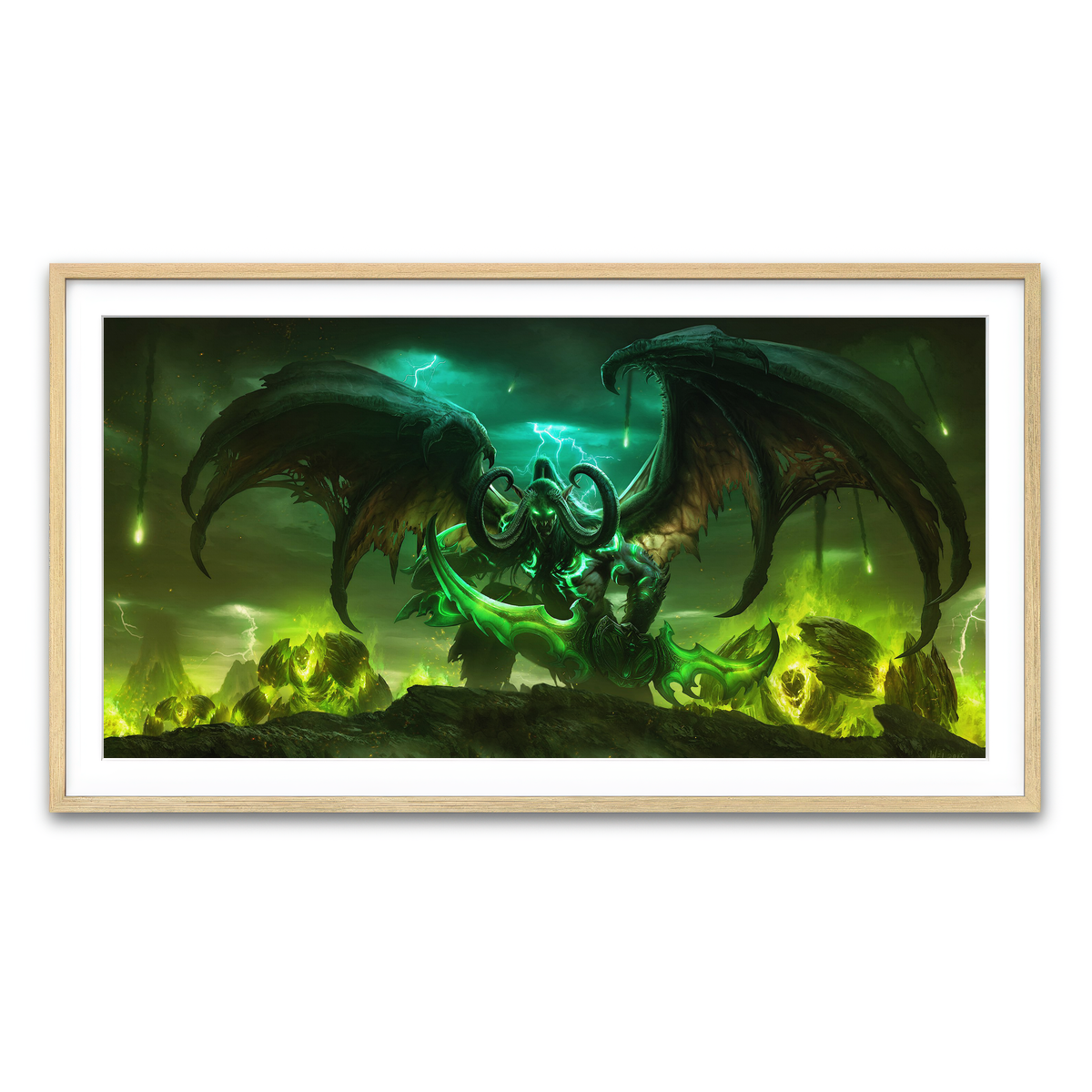 Framed Print 2x1 Natural