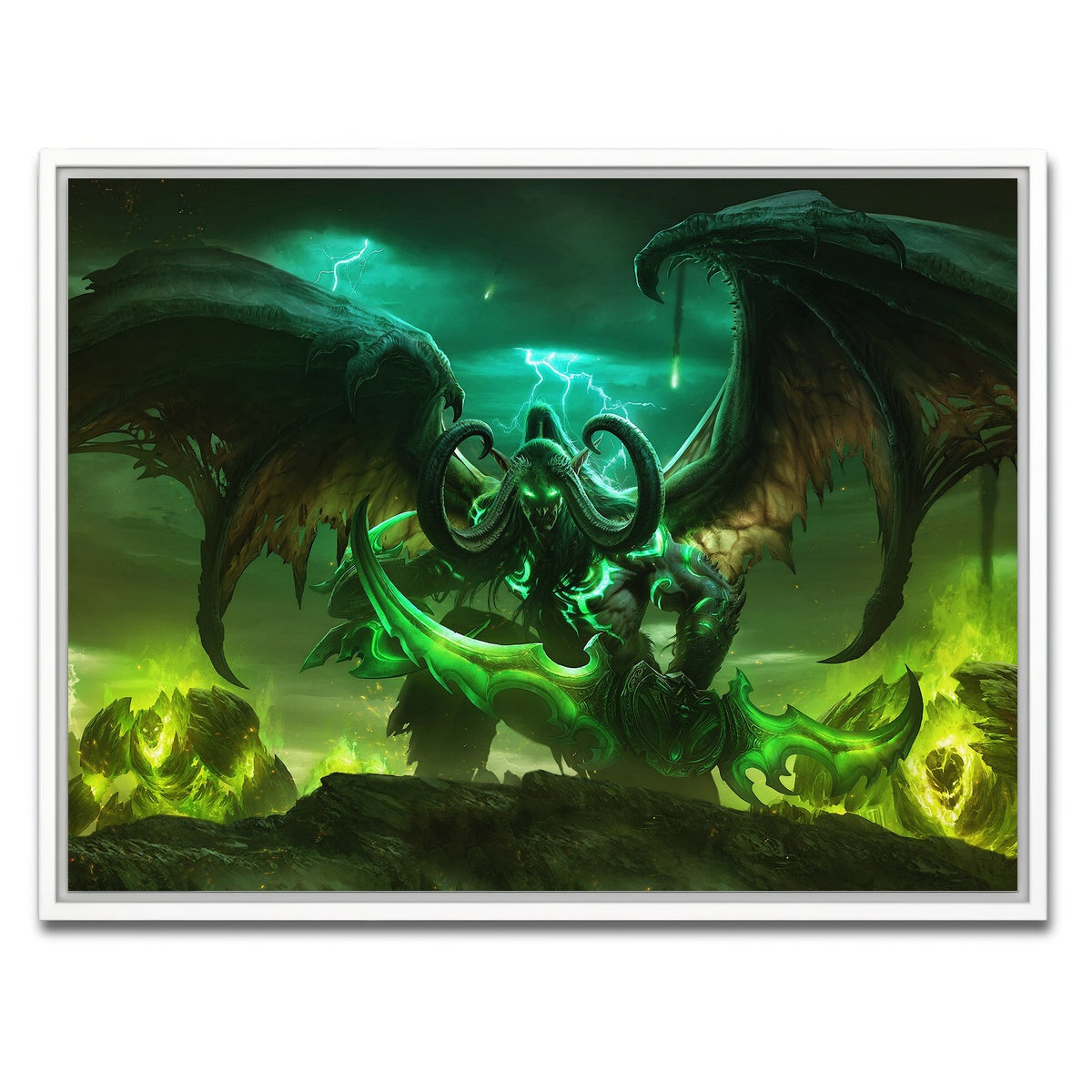 AUTO-MOCKUP WHITE | Stormrage | 1 Piece | White Framed Canvas | group=4x3