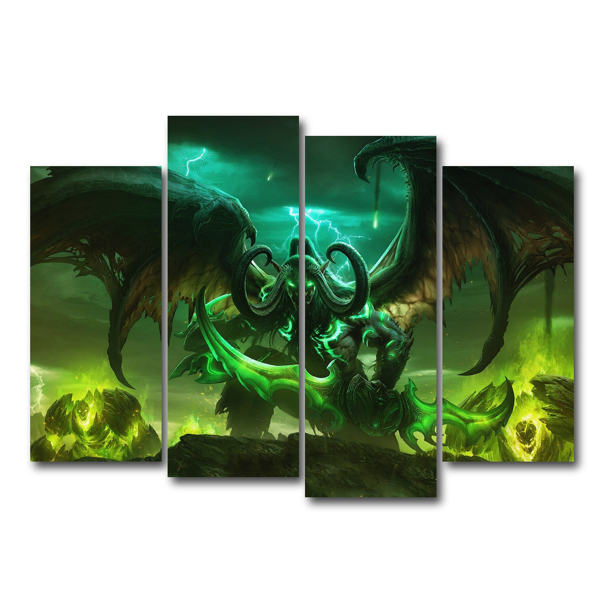 AUTO-MOCKUP WHITE | Stormrage | 4 Piece | Gallery Wrap Canvas | group=4_normal