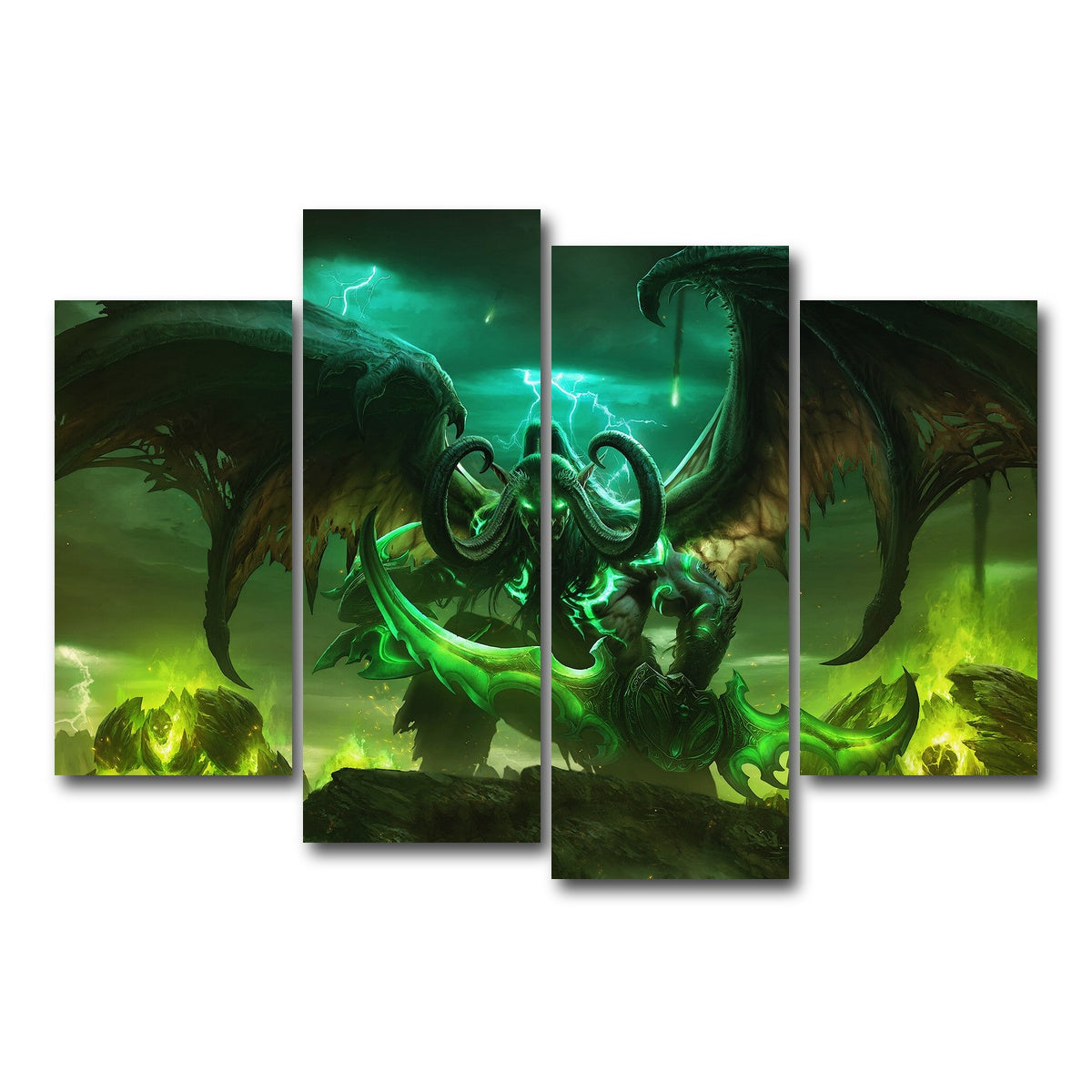 AUTO-MOCKUP WHITE | Stormrage | 4 Piece | Gallery Wrap Canvas | group=4_short