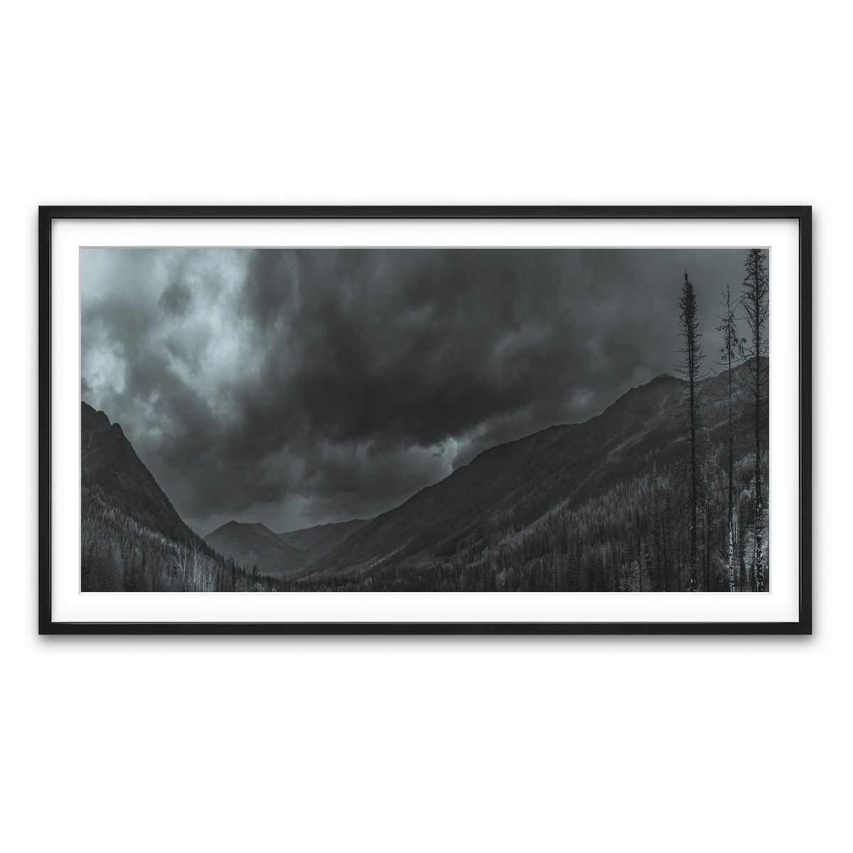 Framed Print 2x1 Black