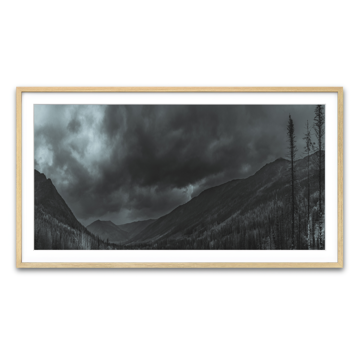 Framed Print 2x1 Natural