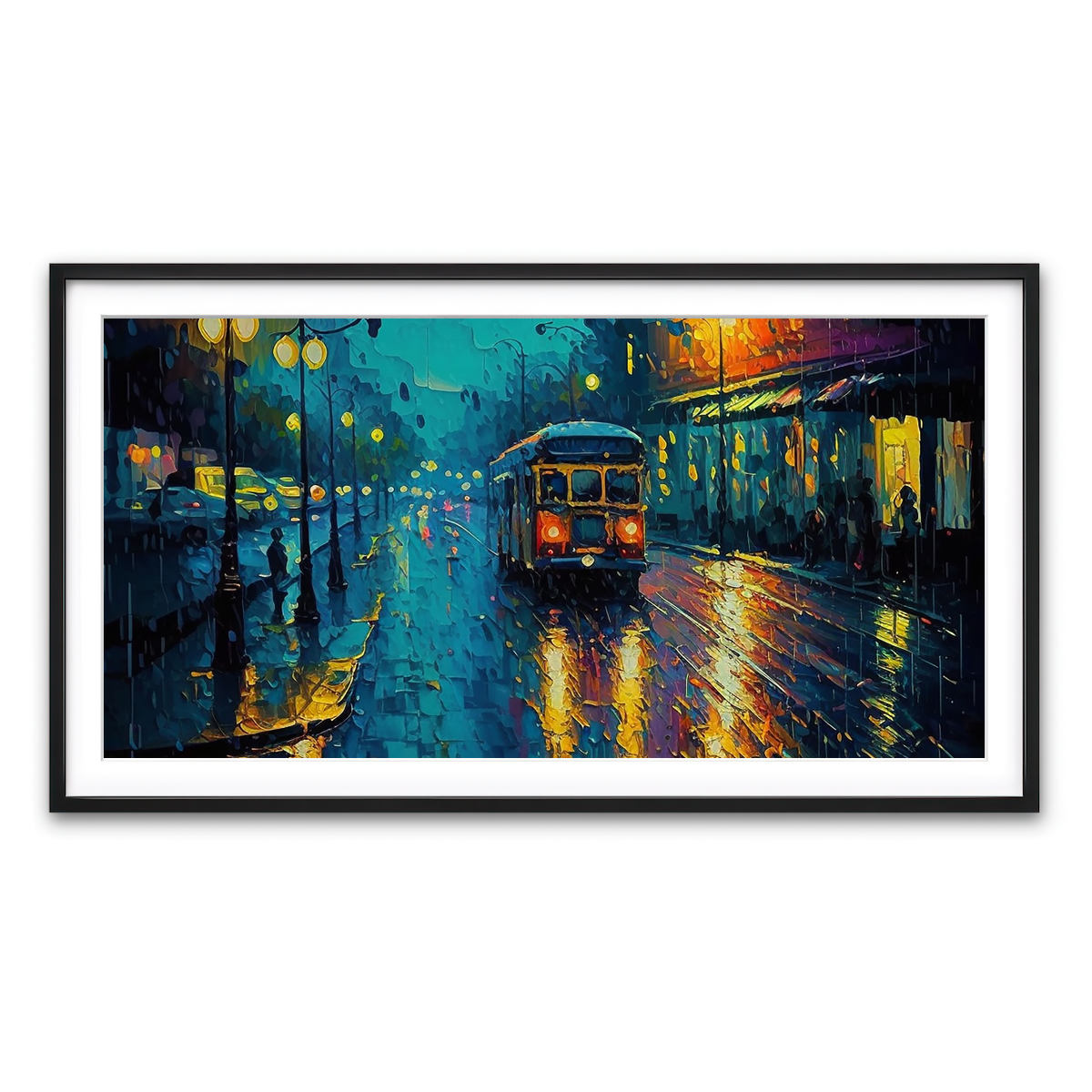Framed Print 2x1 Black