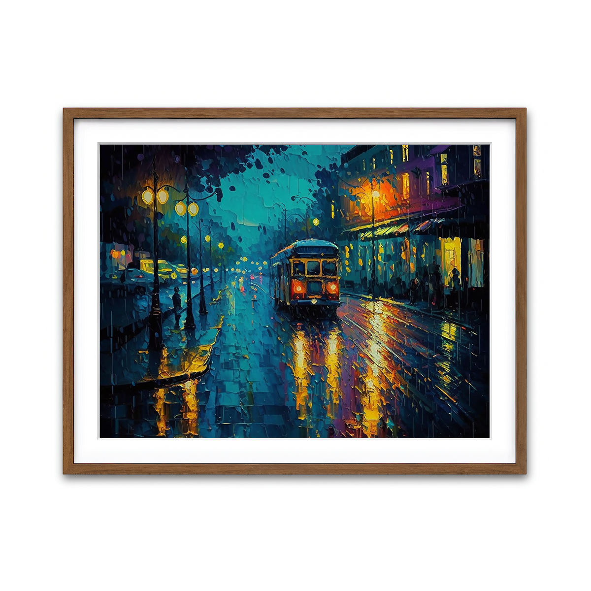 Framed Print 4x3 Walnut