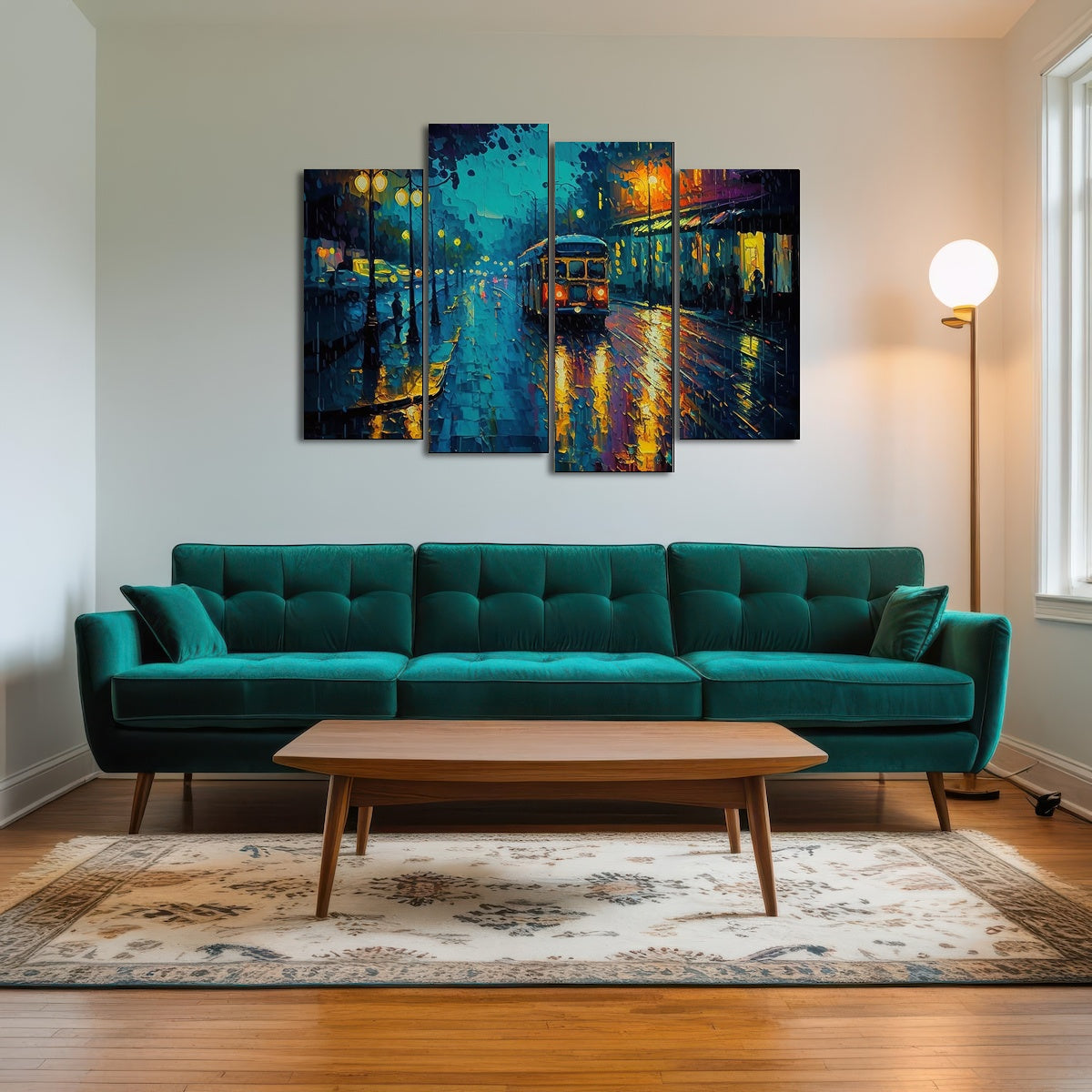 AUTO-MOCKUP ROOM | Street Car on a Rainy Evening