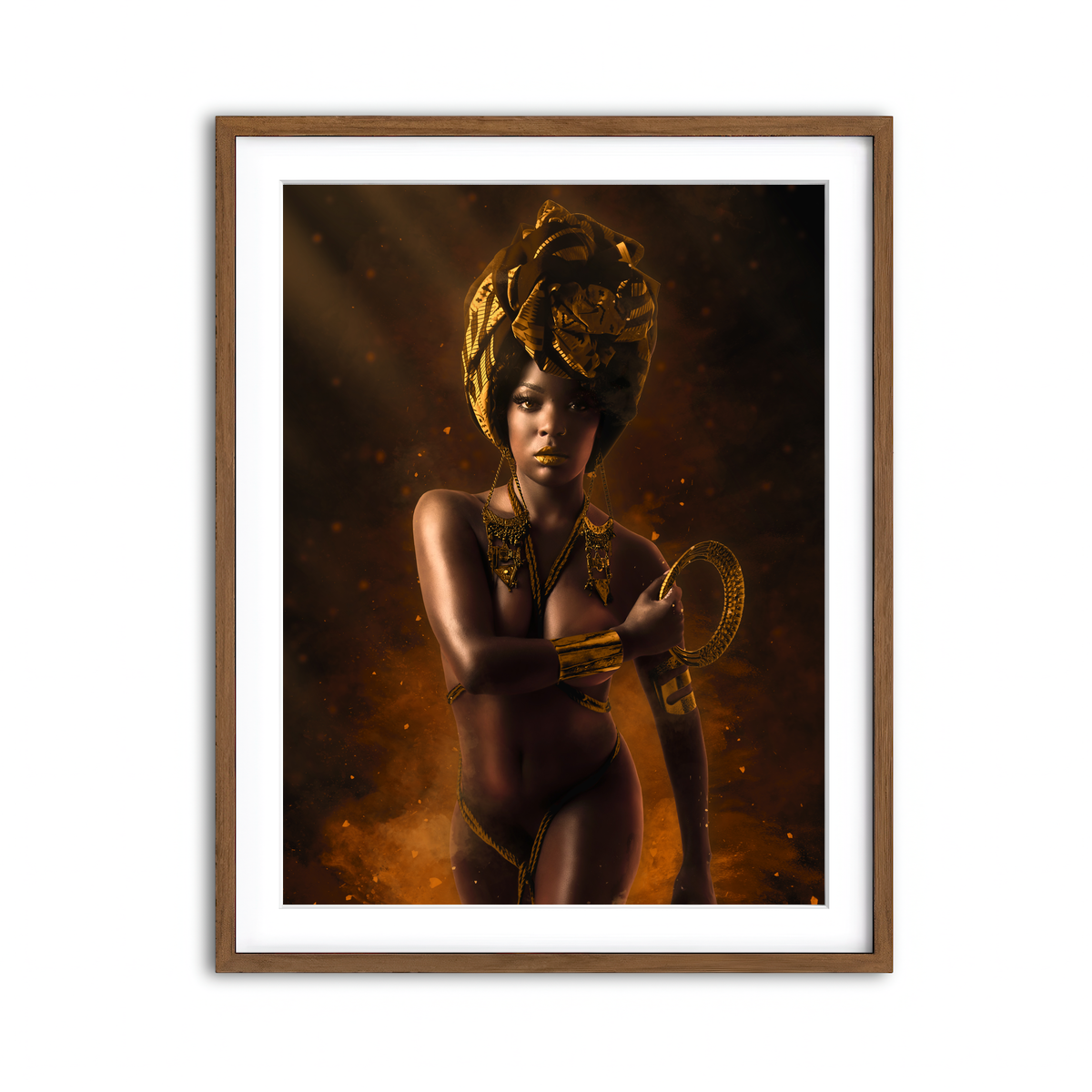 Framed Print 3x4 Walnut