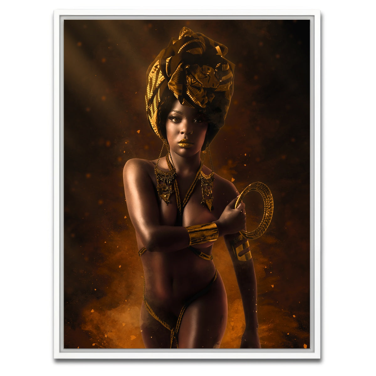 AUTO-MOCKUP WHITE | Strength | 1 Piece | White Framed Canvas | group=3x4