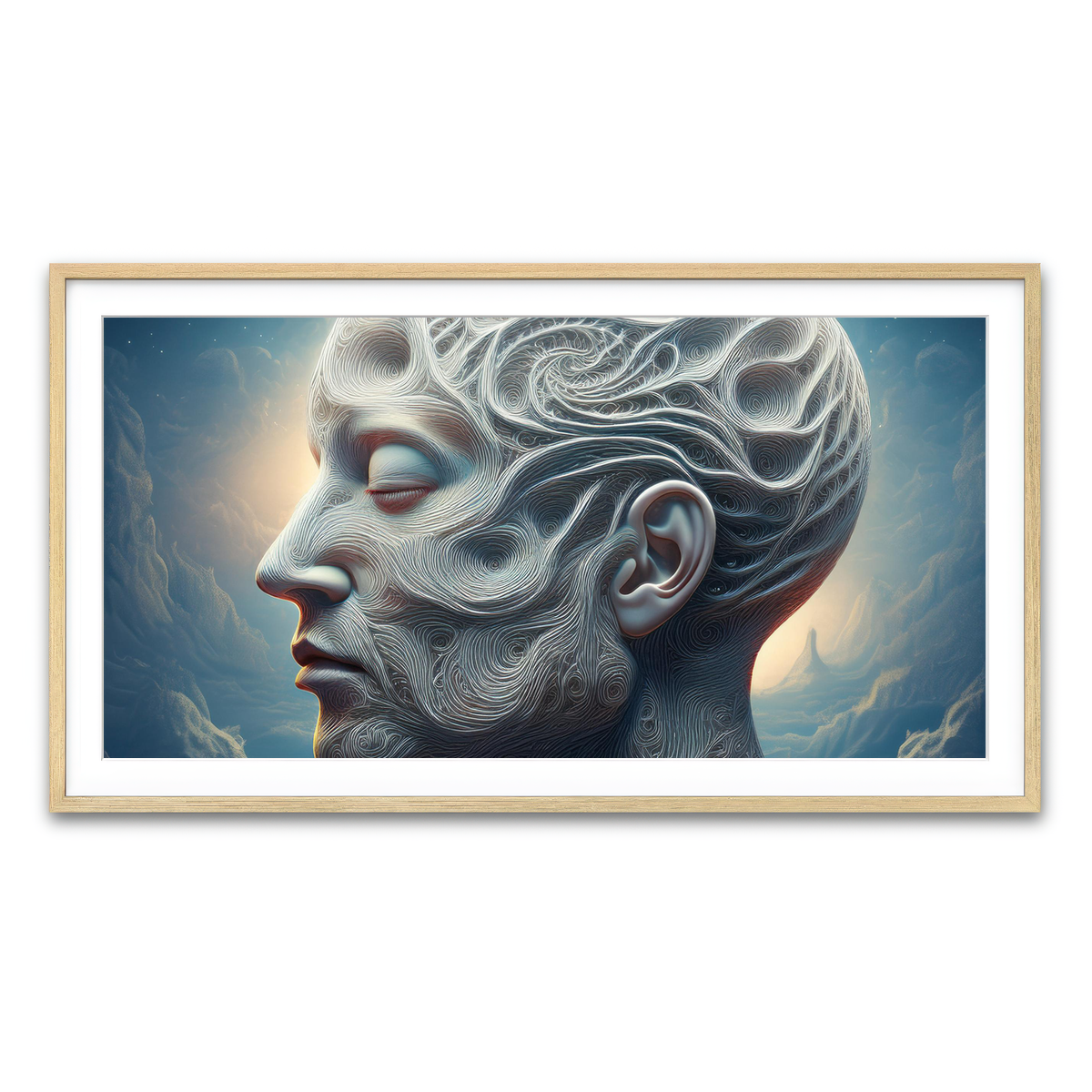 Framed Print 2x1 Natural