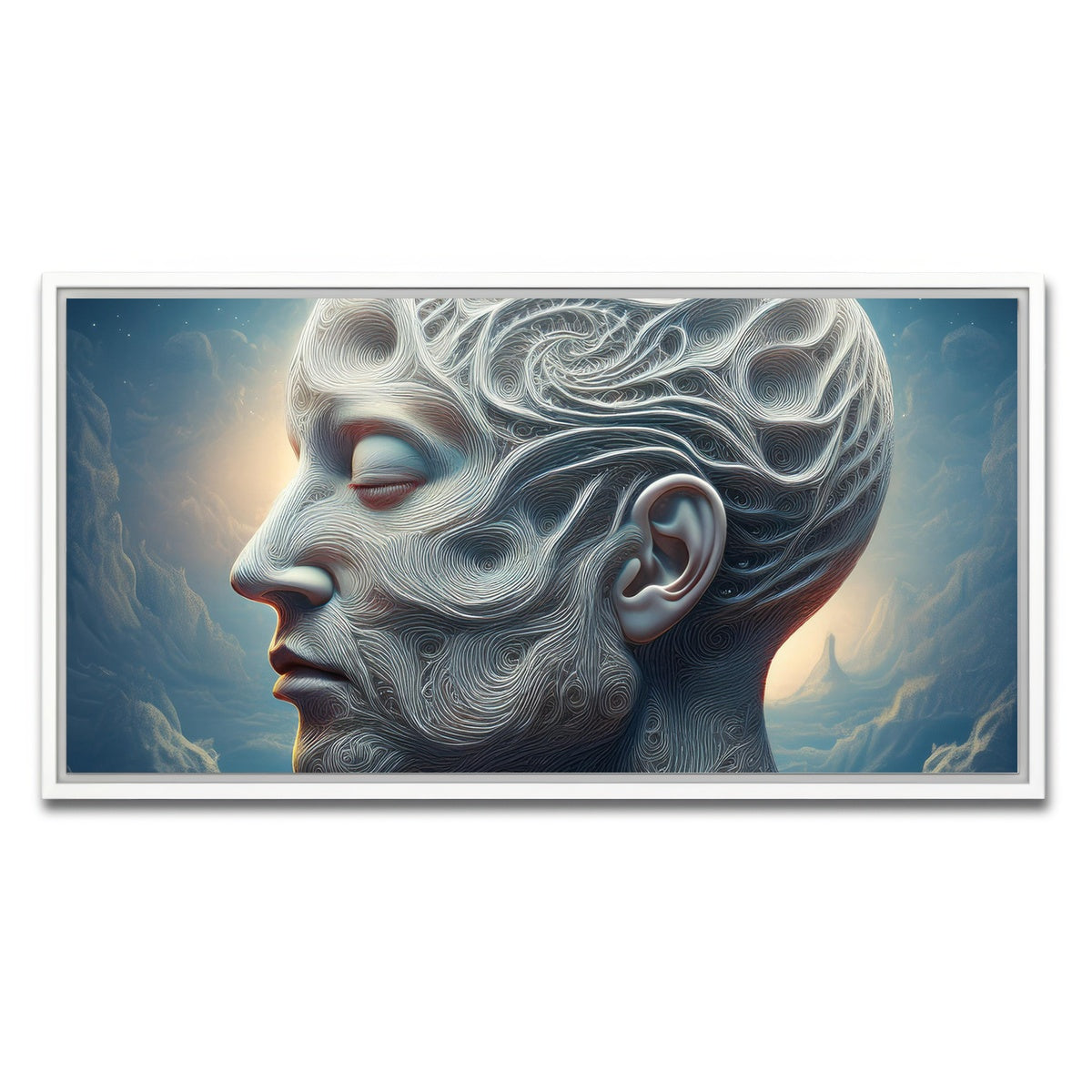 AUTO-MOCKUP WHITE | Strings of Mind | 1 Piece | White Framed Canvas | group=2x1