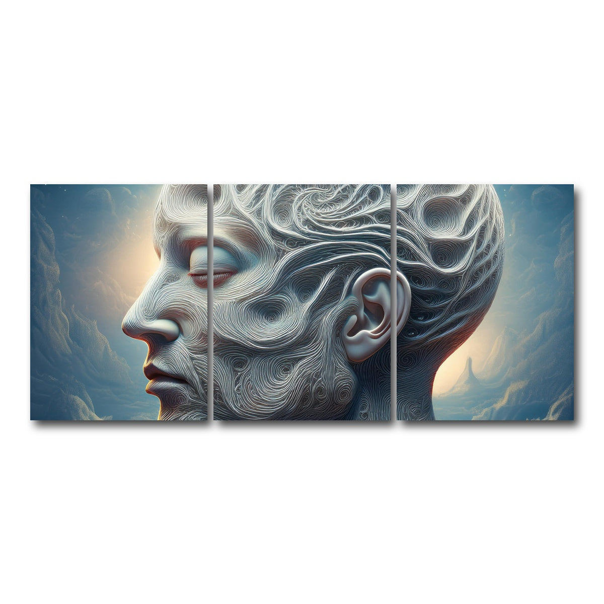 AUTO-MOCKUP WHITE | Strings of Mind | 3 Piece | Gallery Wrap Canvas | group=18x24