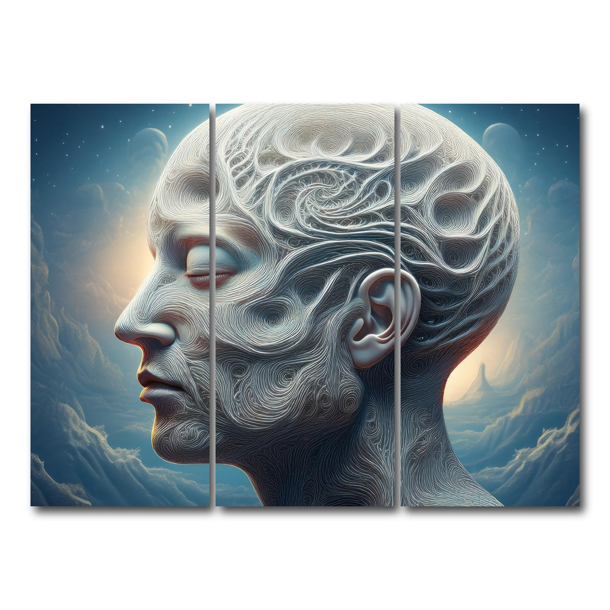 AUTO-MOCKUP WHITE | Strings of Mind | 3 Piece | Gallery Wrap Canvas | group=8x18