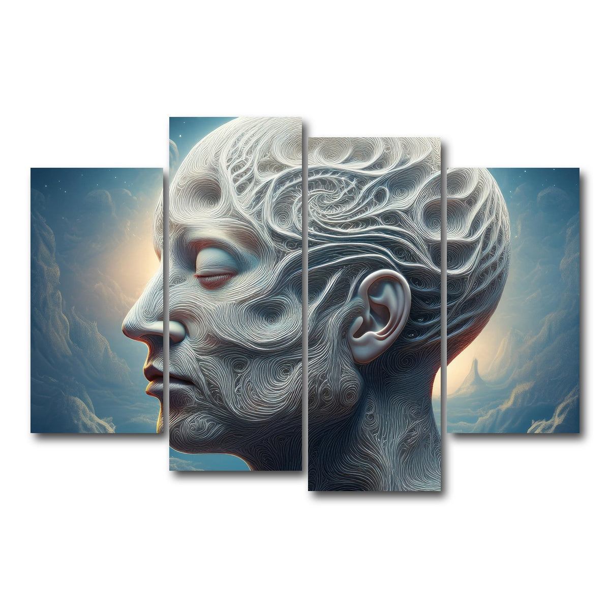 AUTO-MOCKUP WHITE | Strings of Mind | 4 Piece | Gallery Wrap Canvas | group=4_short