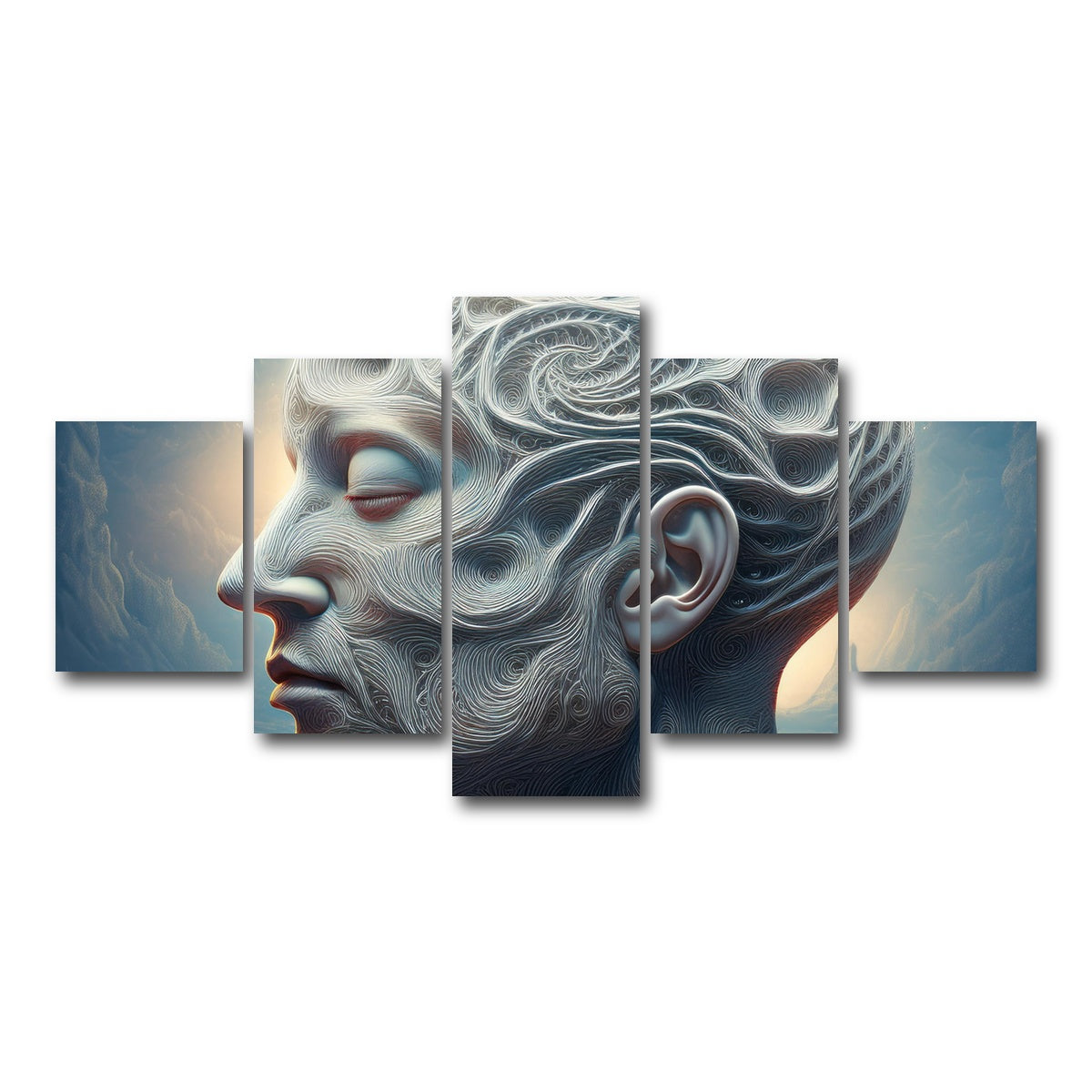 AUTO-MOCKUP WHITE | Strings of Mind | 5 Piece | Gallery Wrap Canvas | group=5_short