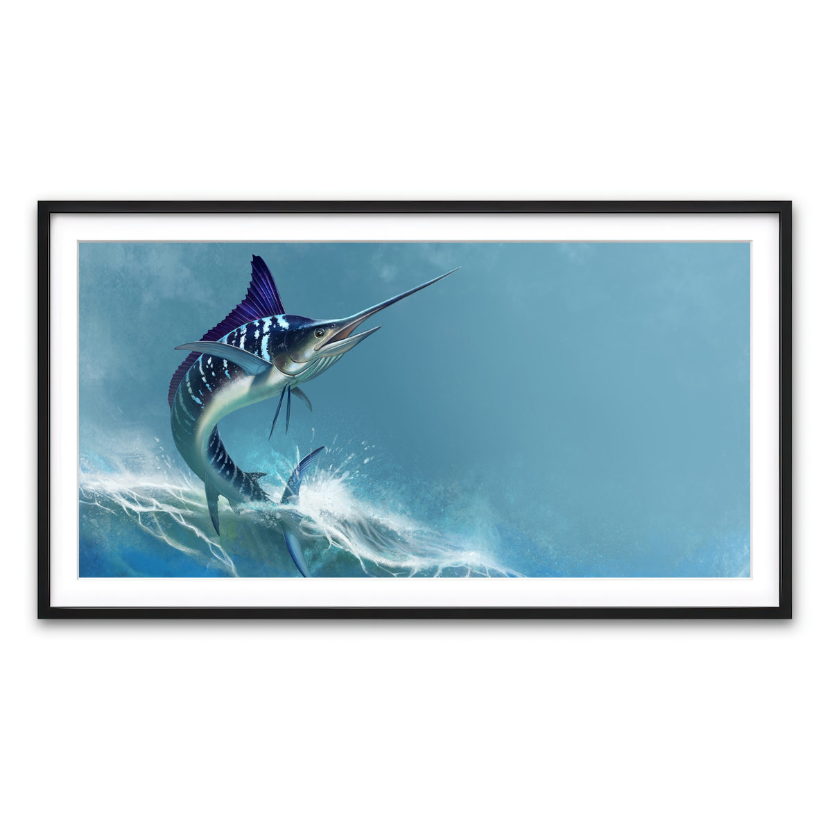 Framed Print 2x1 Black