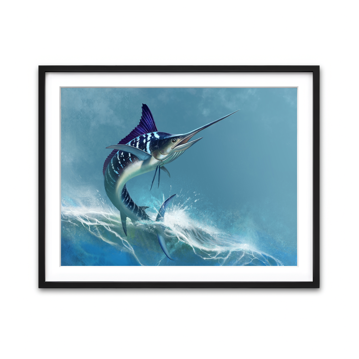 Framed Print 4x3 Black