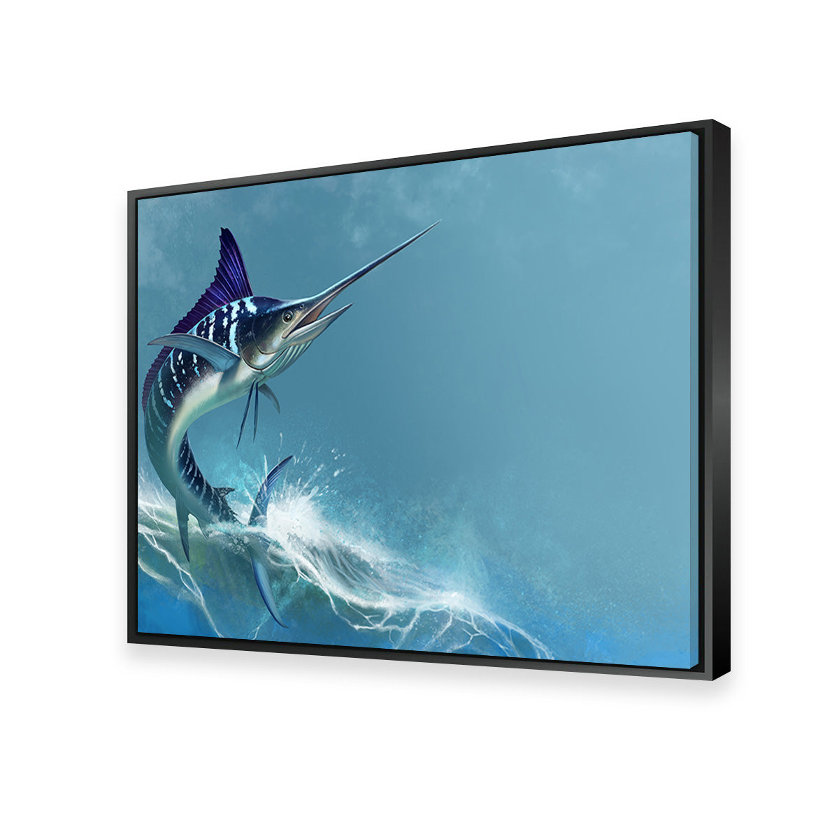 Striped Marlin on Sea Wall Art